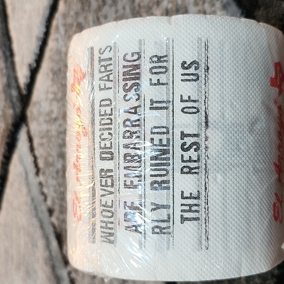 EL ARROYO POOP JOKES 3-PLY DECORATIVE TOILET PAPER GIFT GUEST BATHROOM HUMOR - Picture 2 of 8